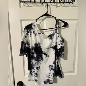 SHEIN cold shoulder top